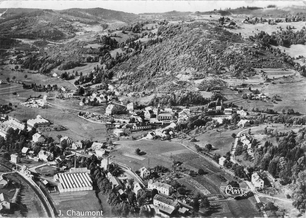 Fresse-sur-Moselle - Vue panoramique bw (1) Studio Mire